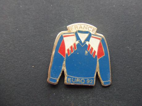 Voetbalshirt nationaal team Frankrijk euro 1992